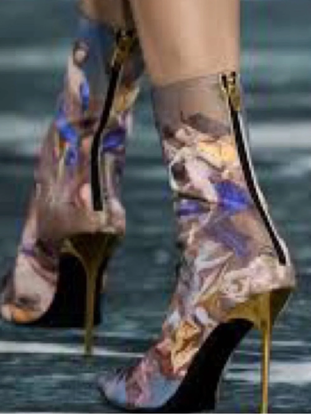BALMAIN renaissance print ankle boot 🤩🤯